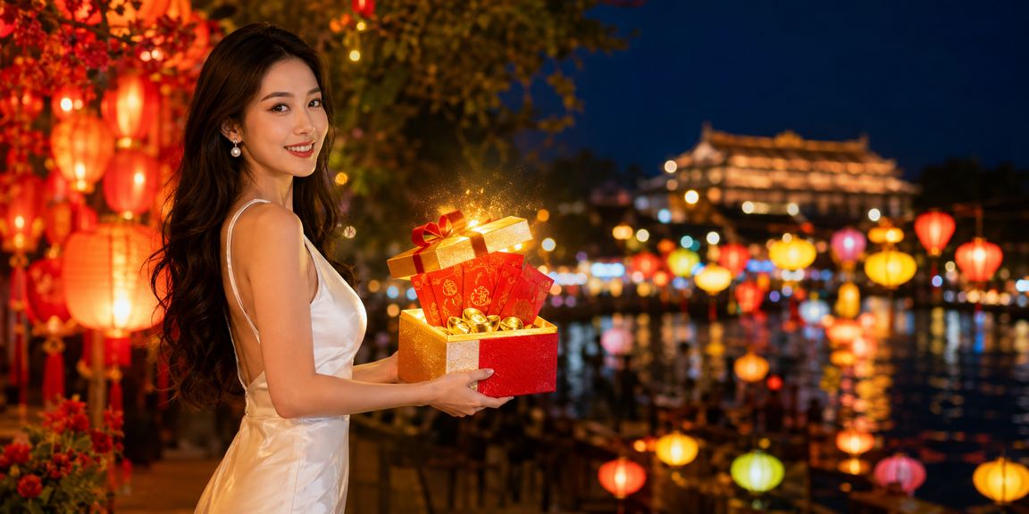 Chợ đêm Huế – người dùng nhận thưởng phong bì đỏ trên 7600