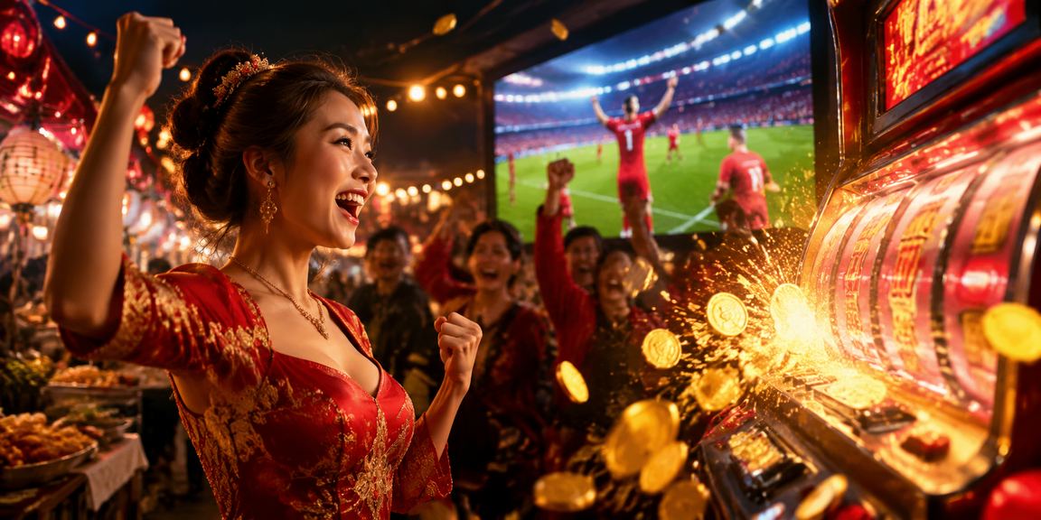 Chợ đêm Sa Pa — người chơi slots trên điện thoại ban đêm